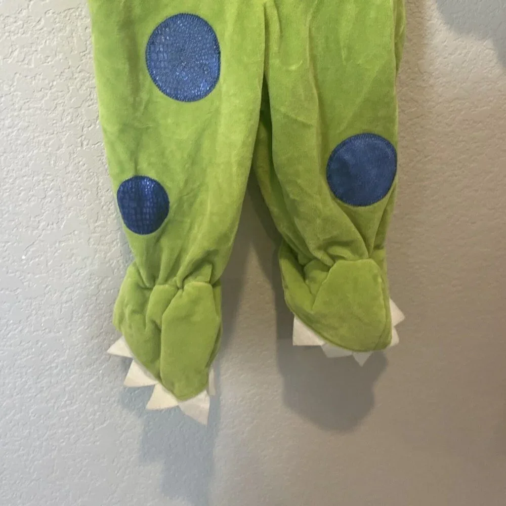 Mini Wear Green Dragon Halloween Costume Front Zipper Toddler 6-9  Months